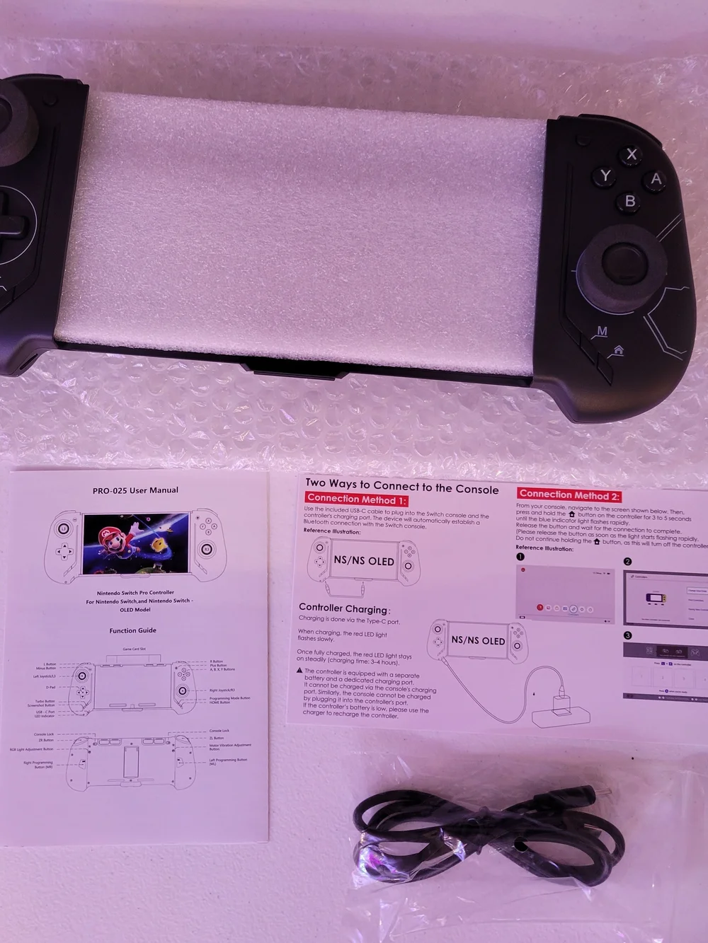Wireless Controller - Black and Red Packaging